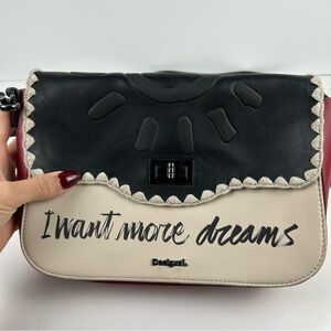 Desigual Black and Cream Women's Bag